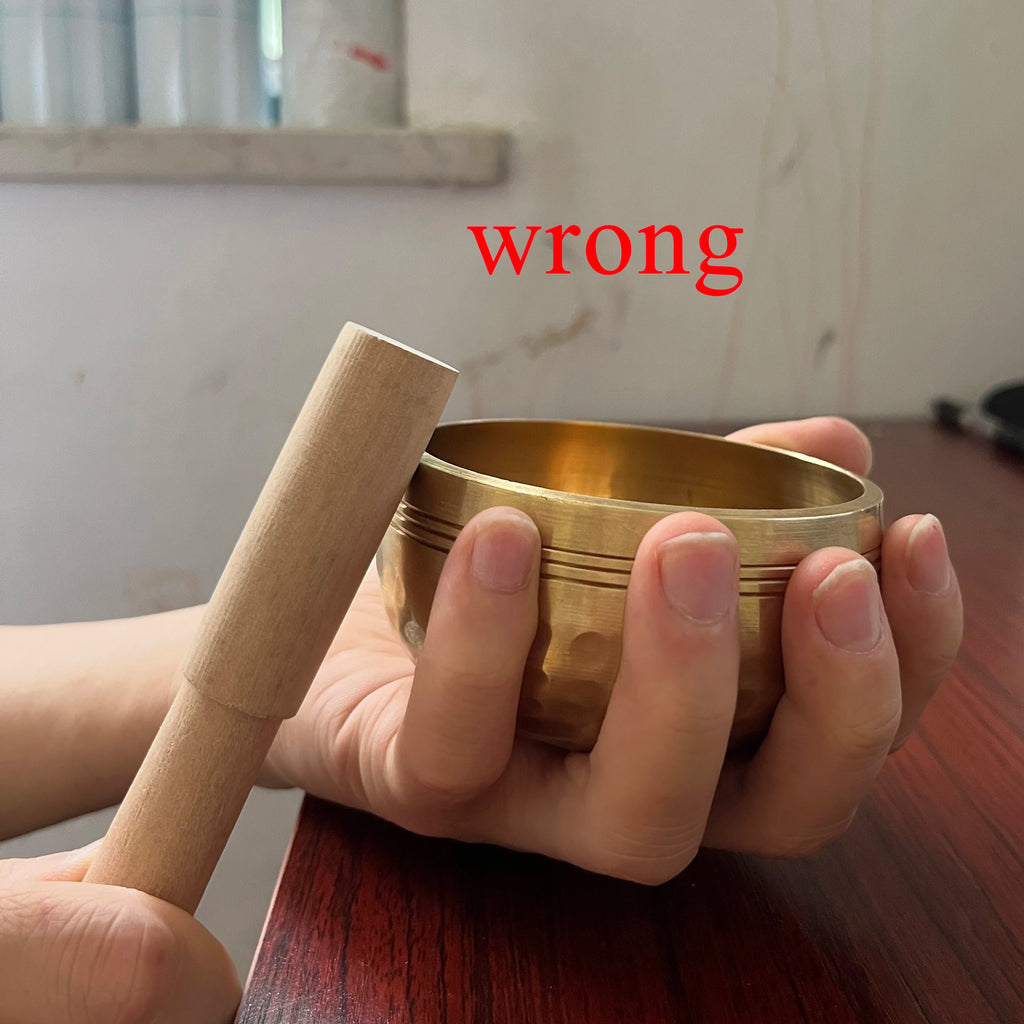 Tibetan Brass Singing Bowl | Handmade Meditation Sound Healing