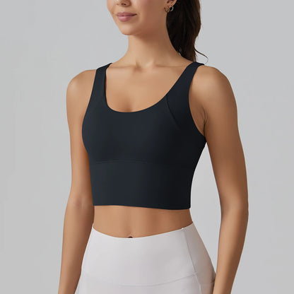 Women Athletic Sports Bra Shockproof Yoga Gym Running Workout Top
