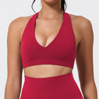 Hearuisavy Yoga Sports Bra | Women’s Breathable Gym Fitness Top