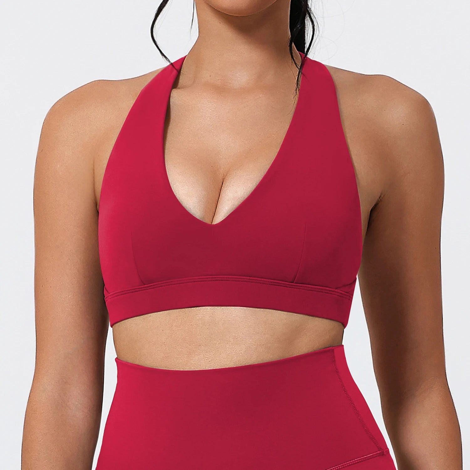 Hearuisavy Yoga Sports Bra | Women’s Breathable Gym Fitness Top