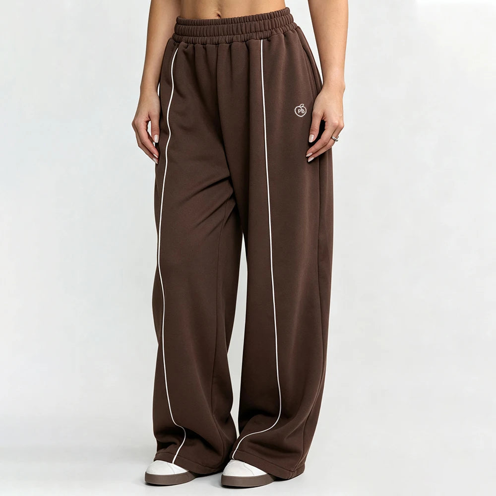 Studio & Street™ Wide-Leg Track Trousers