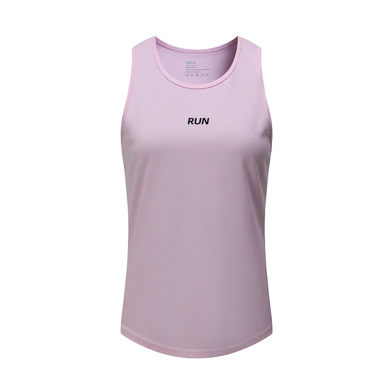Women Athletic Running Vest Quick Dry Gym Fitness Sleeveless Tank Top