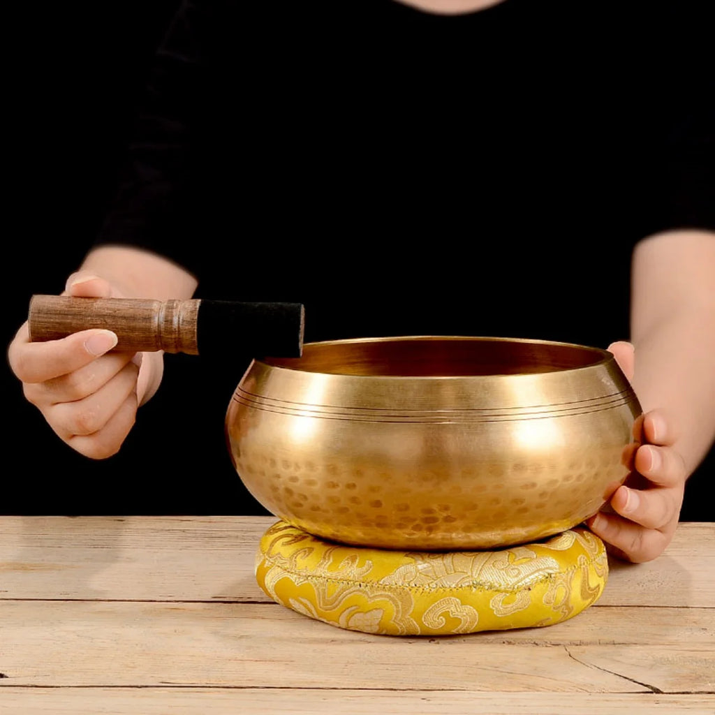 Tibetan Singing Bowl Set | Meditation Sound Bowl for Stress Relief