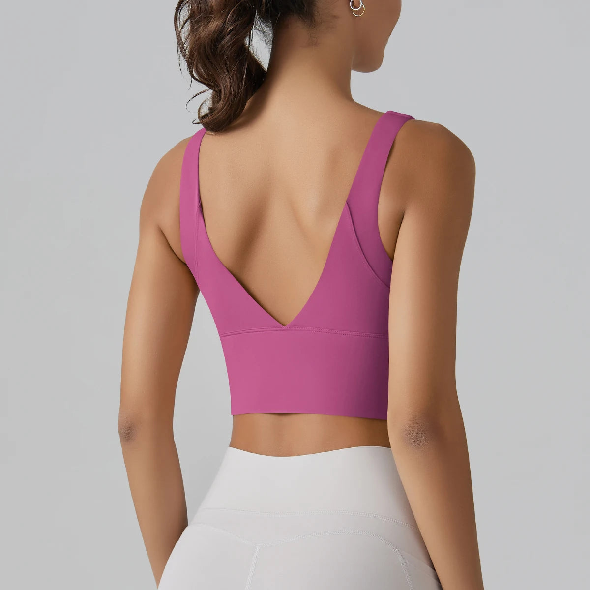 Women Athletic Sports Bra Shockproof Yoga Gym Running Workout Top