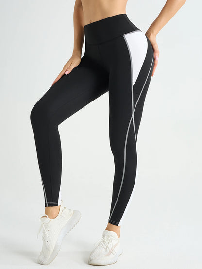 Contour Fit Leggings - Shaping Geometric Color