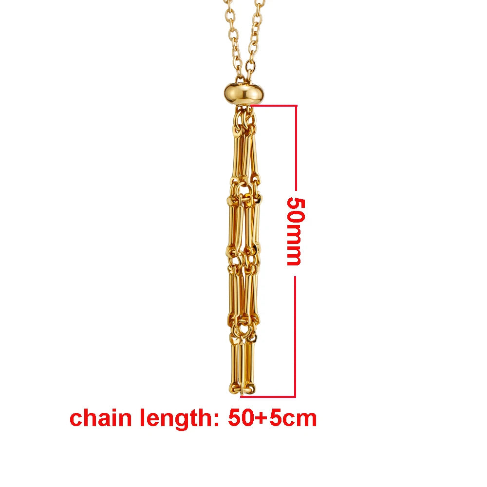 Adjustable Stainless Steel Crystal Cage Necklace Holder Pendant