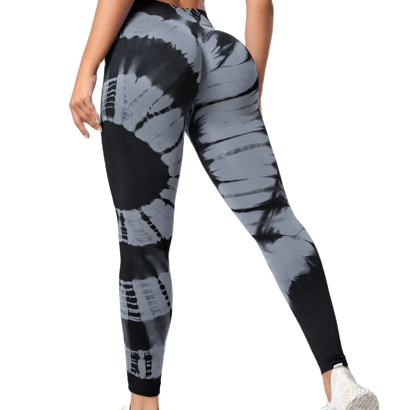 Sculpt & Flow Leggings - Scrunch Tie Dye