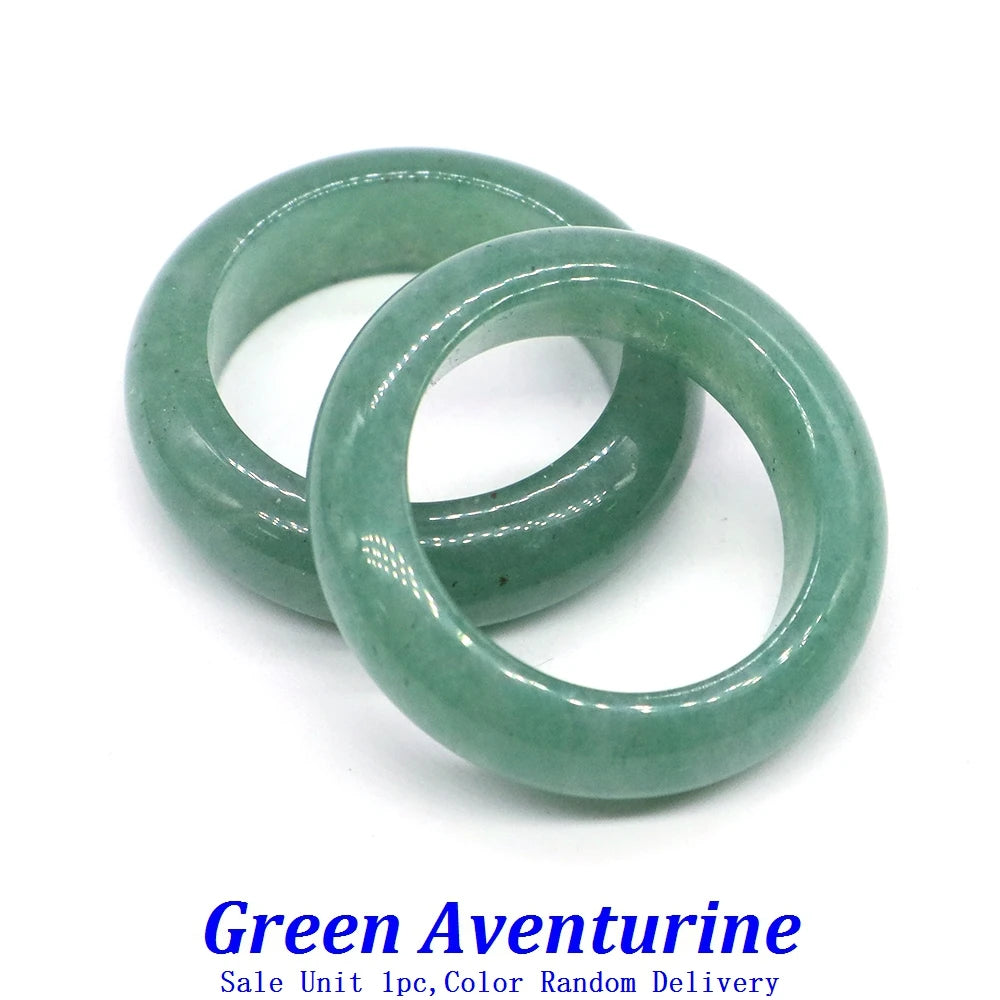 Crystal Rings – Natural Stone Reiki Healing Gem  Fashion Bridal Wedding Women Love Rings | Jewelry Accessories & Valentine’s Day Gift