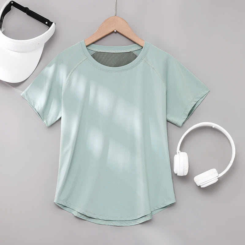 Women’s Yoga Top | Quick Dry Breathable Gym T-Shirt