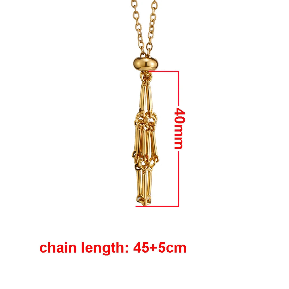 Adjustable Stainless Steel Crystal Cage Necklace Holder Pendant