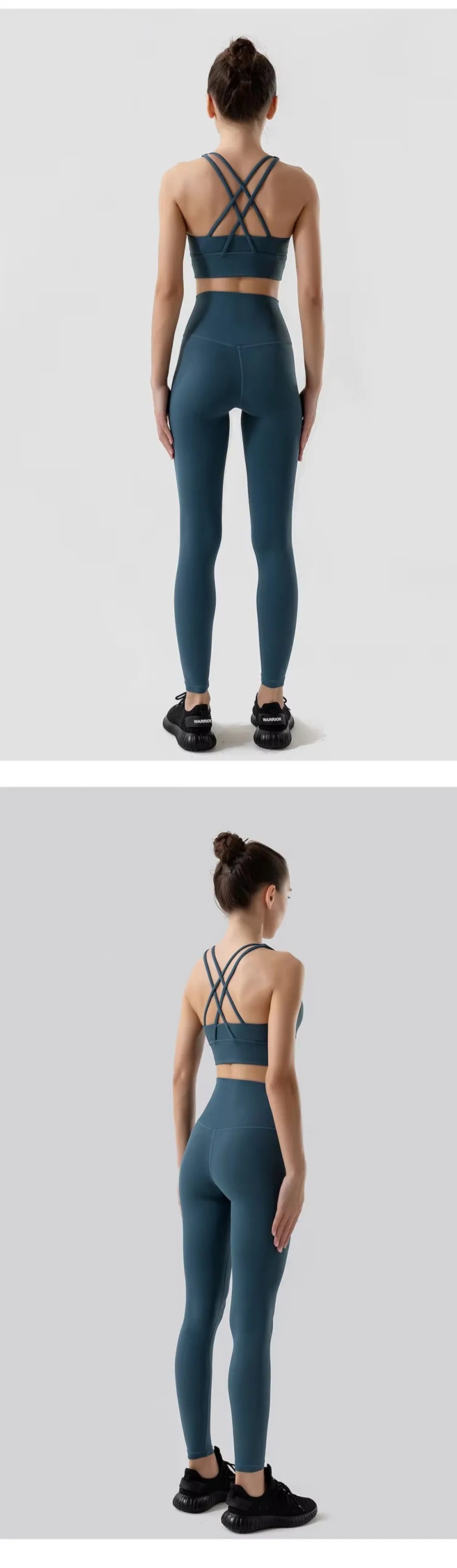 2 Piece Yoga Set | High Waist Booty Lift Gym Outfit