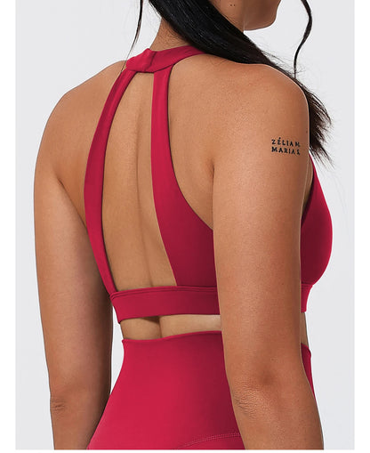 Hearuisavy Yoga Sports Bra | Women’s Breathable Gym Fitness Top