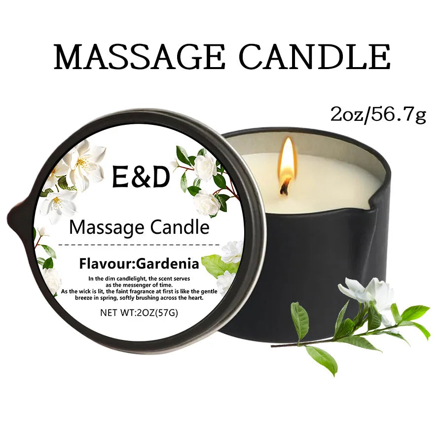 EVODUCK Luxury Massage Oil Candle | Stress Relief Aromatherapy