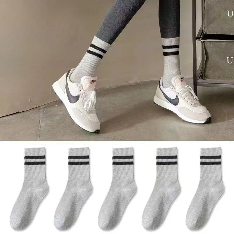Studio & Street Everyday Crew Socks — 5 Pair Pack