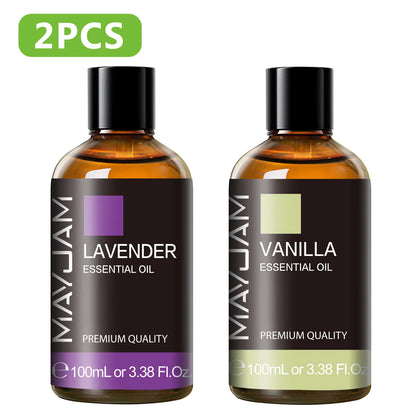 1MAYJAM Essential Oils 100ML Aromatherapy Pure Essential Oil for Diffuser Burner