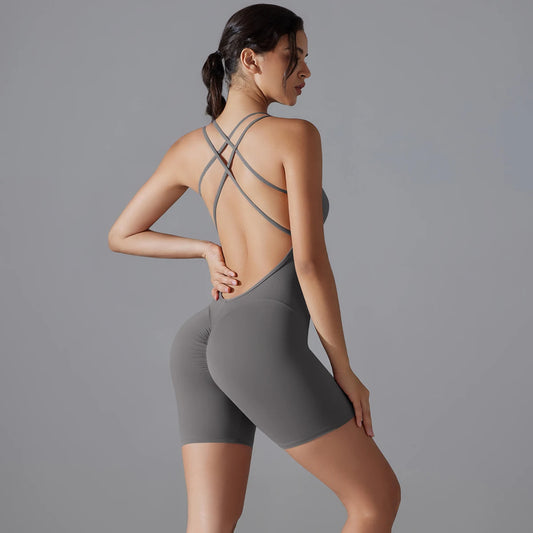 Curve & Flow Set - Butt Lift One Piece Jumpsuit