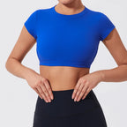 Hearuisavy Sports Top | Backless Yoga Crop Activewear