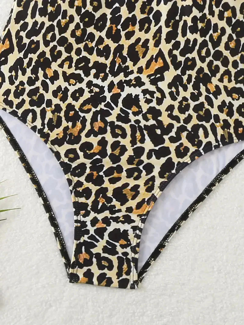 Heatwave Curve - Strappy Backless Leopard