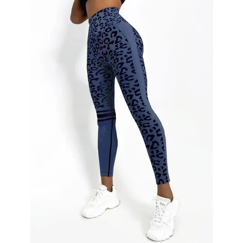 Sculpt and Flow Leggings - Leopard Print