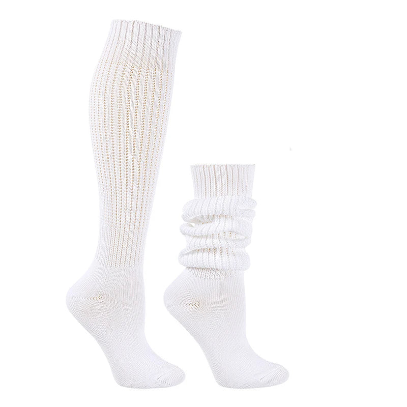 Essential Slouch Socks - White