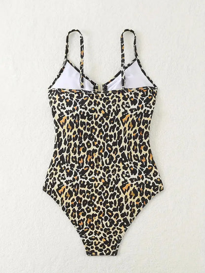 Heatwave Curve - Strappy Backless Leopard