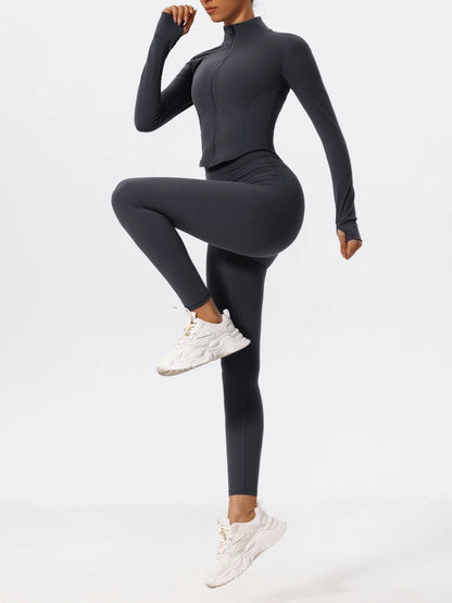 Women Zip Up Yoga Jacket | Ultra Soft Quick Dry Sports Top