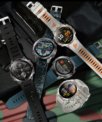 2026 T-Rex3 Pro Smart Watch 1100mAh GPS 5ATM Military Sports Compass Run