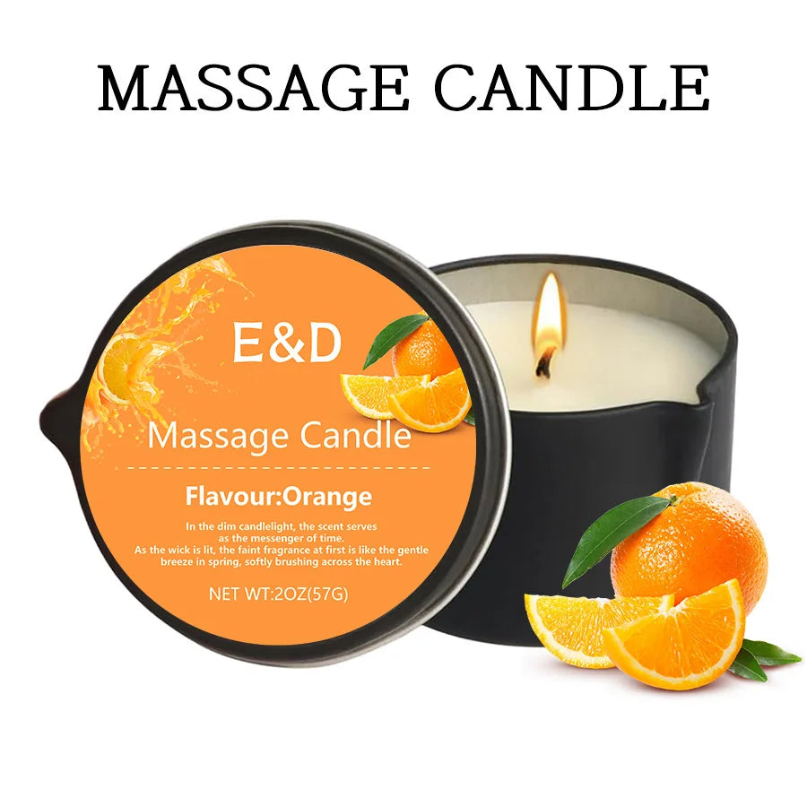 EVODUCK Luxury Massage Oil Candle | Stress Relief Aromatherapy