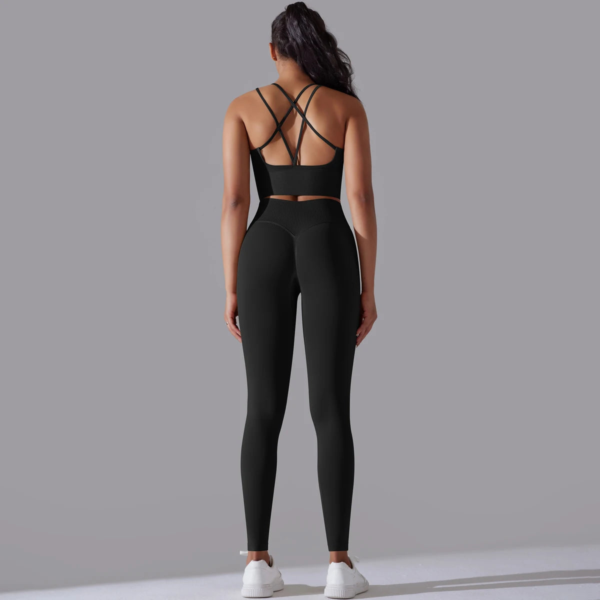 Curve & Flow Set - Brushed Fabric Moisture-Wicking