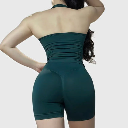 Curve & Flow Set - Seamless Halter Neck