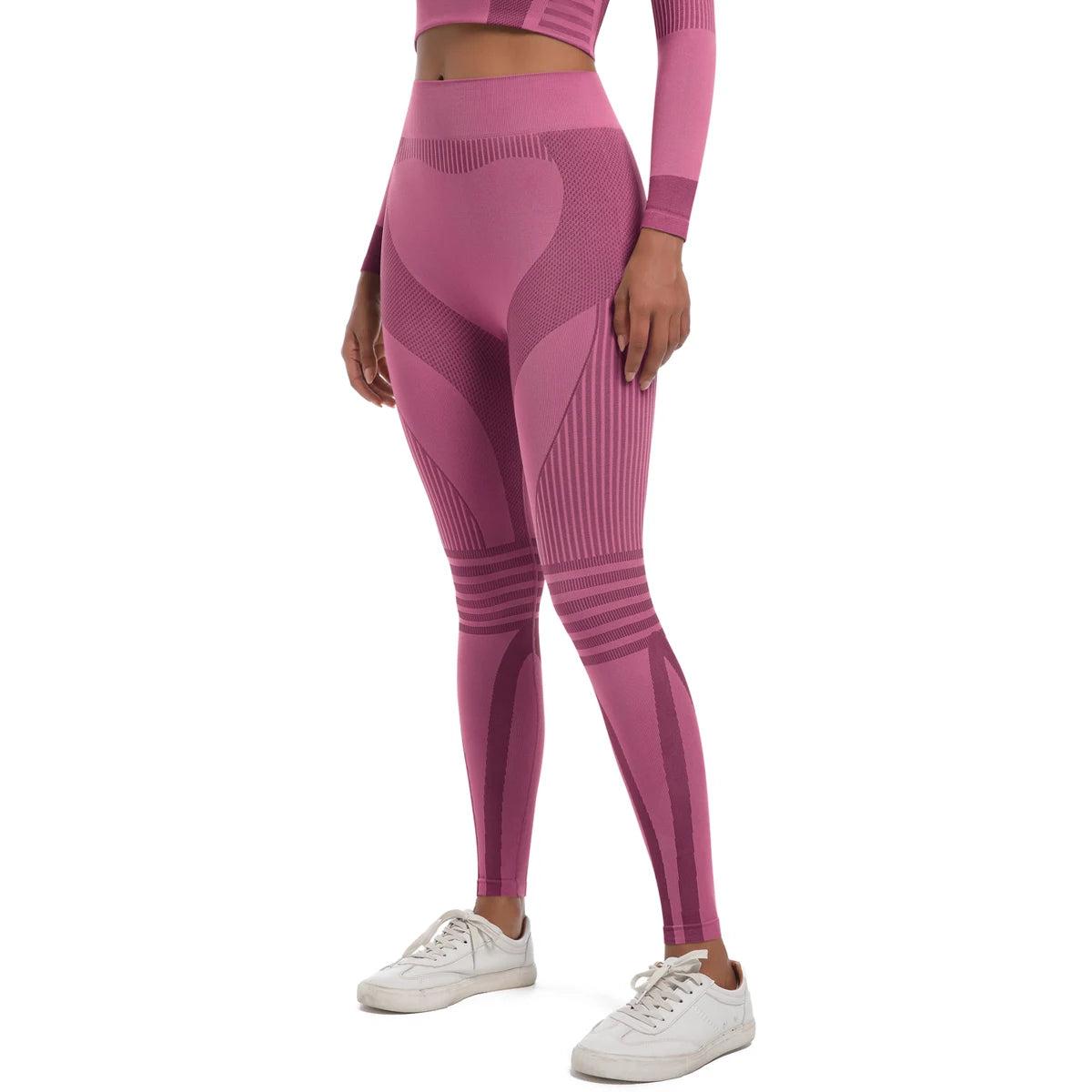 Contour Fit Leggings - Shaping Seamless Green