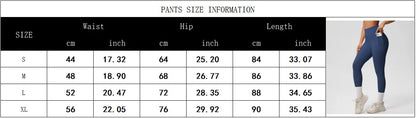 Second Skin Leggings - Pocket High Waist Blue