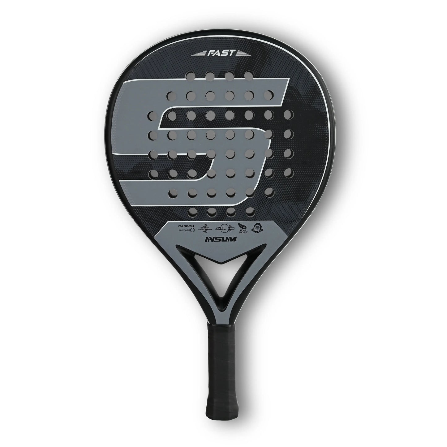 INSUM Carbon Fiber Padel Racket EVA Foam Core Lightweight Tennis Paddle