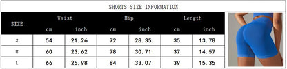 Women’s Seamless Sports Shorts | High Waist Push Up Gym