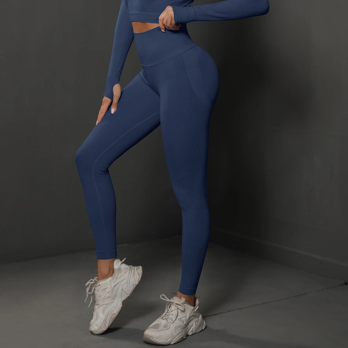 Sculpt & Flow Leggings – High Waisted Seamless Fit