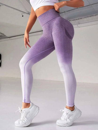Contour Fit Leggings - Tummy Control Gradient