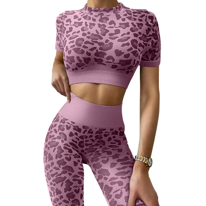 Curve & Flow Set - Seamless Leopard