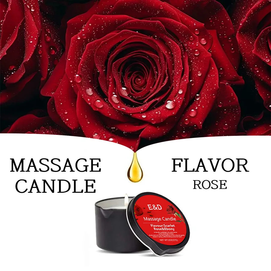 EVODUCK Luxury Massage Oil Candle | Stress Relief Aromatherapy