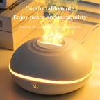 200ML Aroma Diffuser Essential Oil Lamp – Portable USB Design  Air Humidifier with Color Flame Night Light