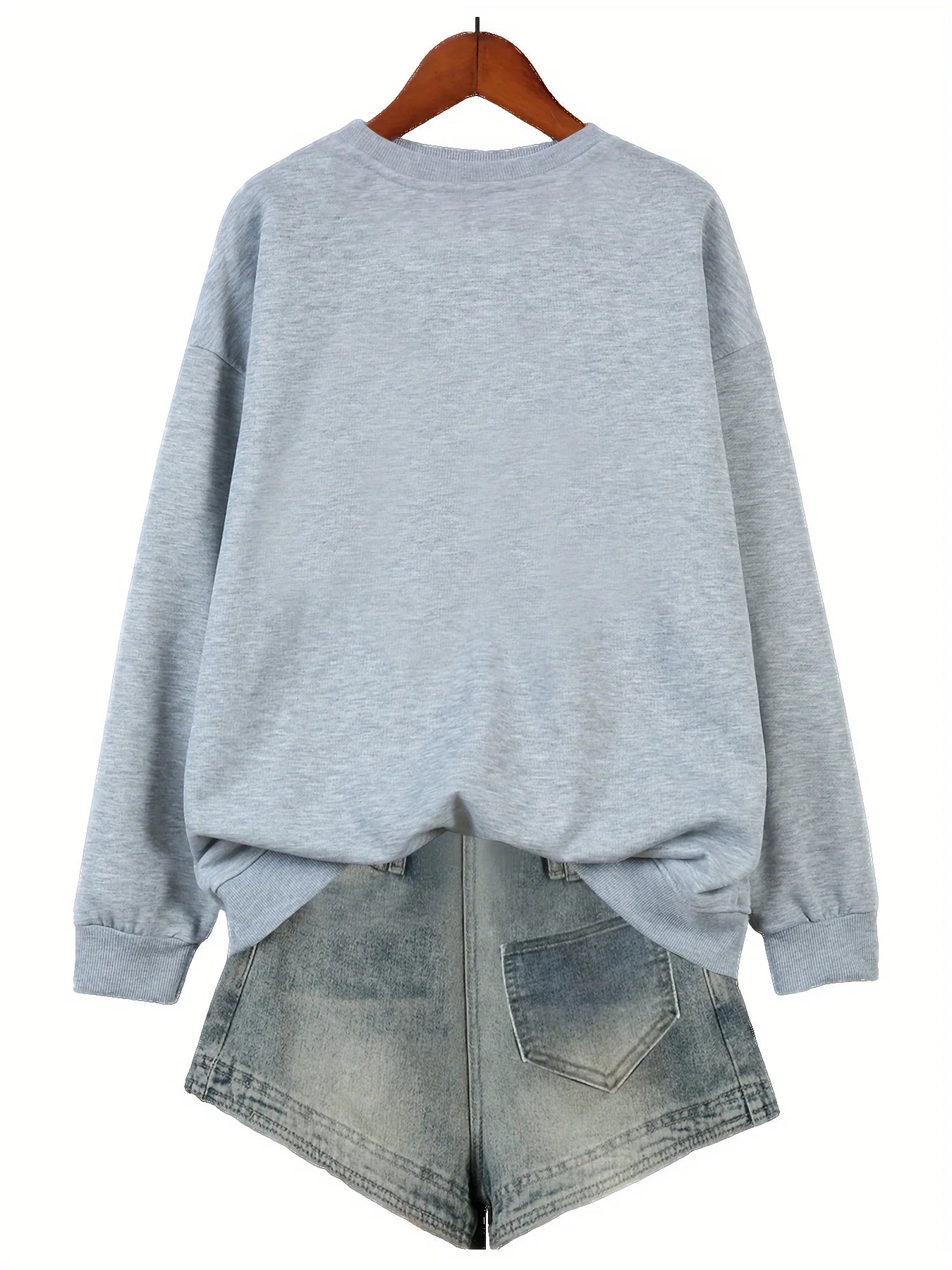Women’s Casual Crewneck Sweatshirt Nope Not Today Graphic Top