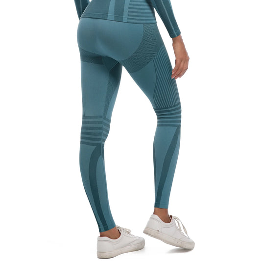 Contour Fit Leggings - Shaping Seamless Green