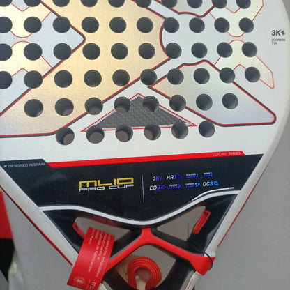 X-ONE Carbon Fiber Padel Racket Round Shape 3K 12K 18K Paddle Tennis Racquet