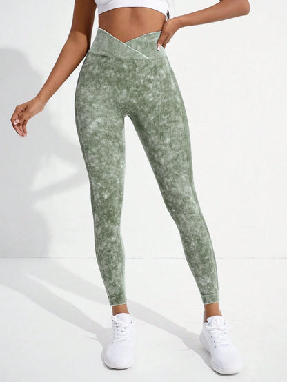 Sculpt & Flow Leggings - Crossover Waist