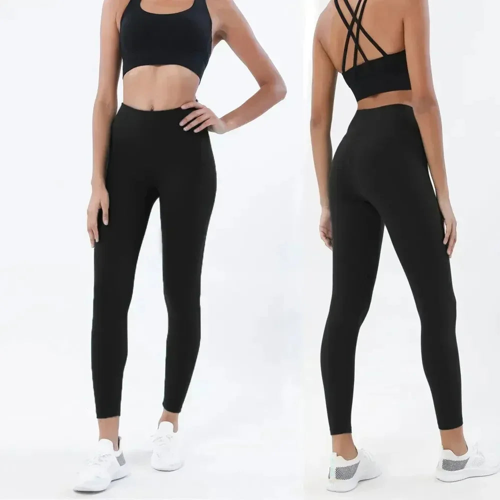 2 Piece Yoga Set | High Waist Booty Lift Gym Outfit