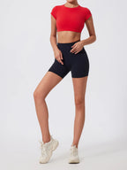 Hearuisavy Sports Top | Backless Yoga Crop Activewear