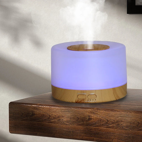 500ML Air Humidifier Essential Oil Diffuser | Mini Aroma Diffuser LED