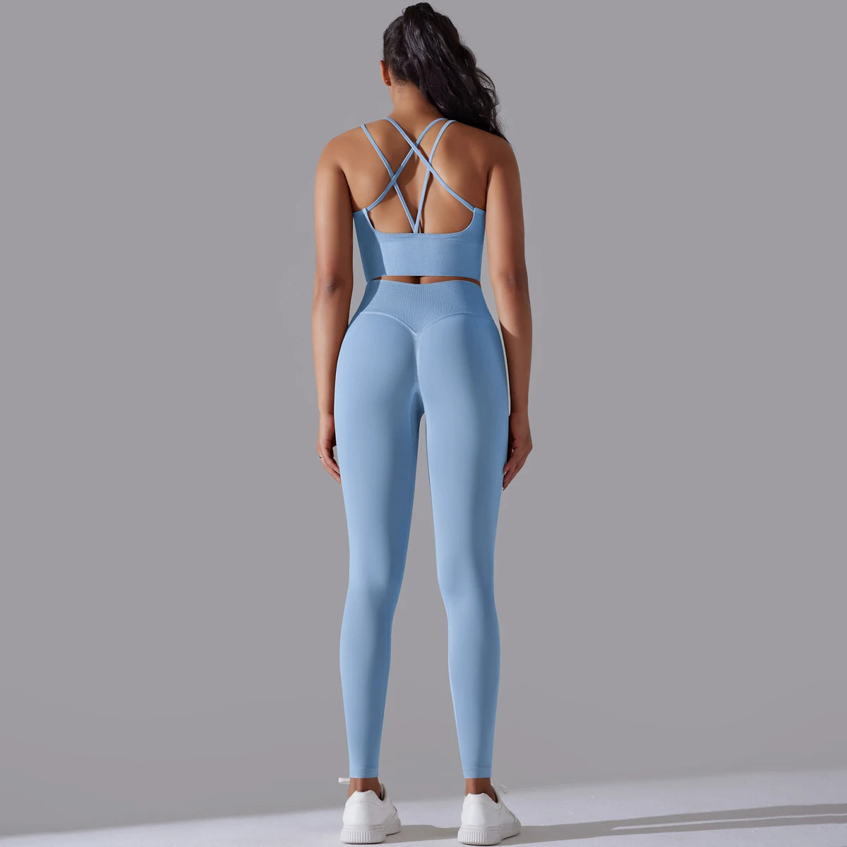 Curve & Flow Set - Brushed Fabric Moisture-Wicking