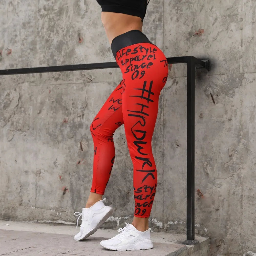 Sculpt & Flow Leggings - Graffiti