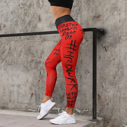 Sculpt & Flow Leggings - Graffiti