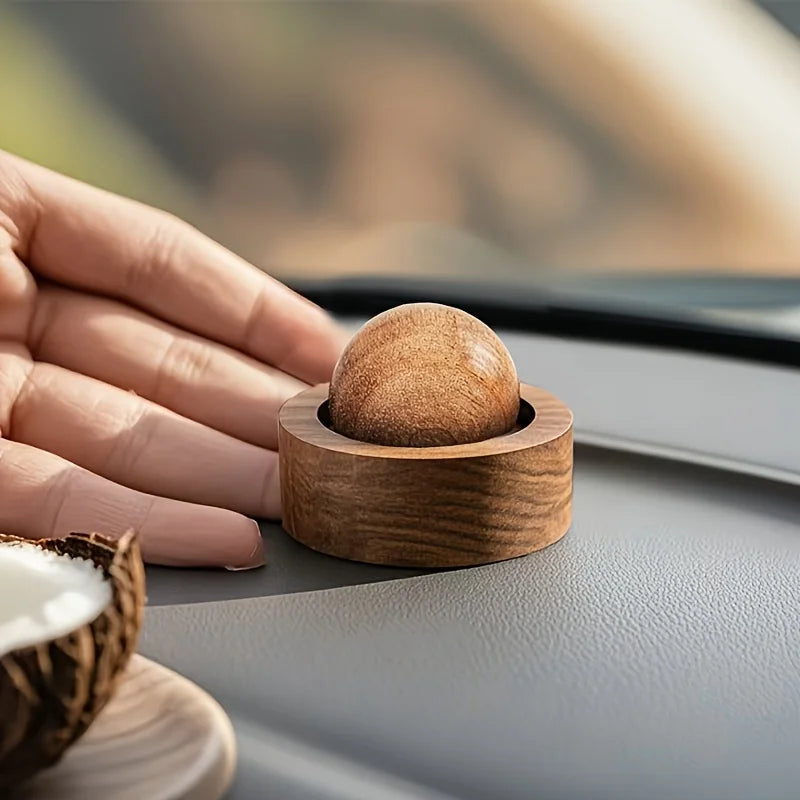 Wooden Essential Oil Diffuser – Spherical Design